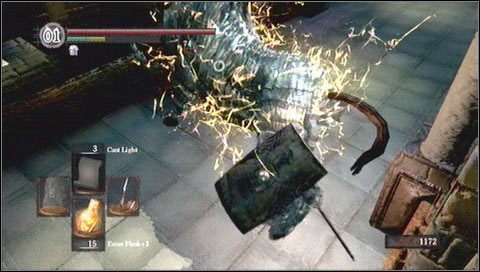 Po zabiciu dzika skręcamy w lewo i szykujemy się na - The Dukes Archives (1) | Opis przejścia Dark Souls - Dark Souls - poradnik do gry