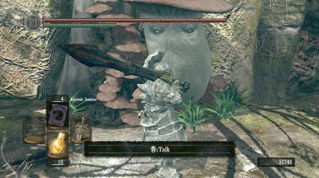 U grzyba będziesz mógl kupić czary - Oolacile sanctuary | Artorias Of The Abyss - Opis przejścia Dark Souls - Dark Souls - poradnik do gry