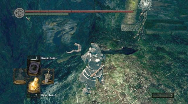 Zejdź na dół po zboczu - Oolacite Township II | Artorias Of The Abyss - Opis przejścia Dark Souls - Dark Souls - poradnik do gry