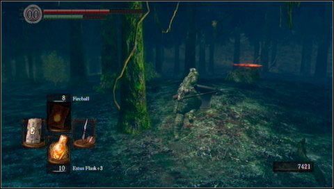 5) Upewniamy się, że przeciwnicy nas gonią i powoli wracamy do schodków, mając ich na ogonie - Jak farmić dusze w Dark Souls? | Podstawy - Dark Souls - poradnik do gry
