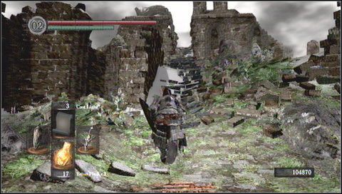 Warto zauważyć, że z prawej strony znajduje się małe gniazdo - Undead Asylum | Opis przejścia Dark Souls - Dark Souls - poradnik do gry