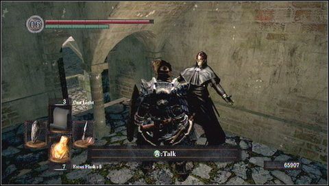 Po zabiciu gargulca warto wydać dusze na podniesienie poziomu - Undead Parish (3) | Opis przejścia Dark Souls - Dark Souls - poradnik do gry