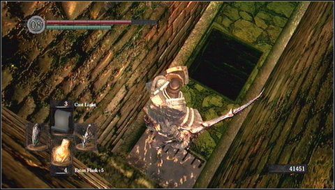 Na początku korytarza skręcamy w prawo, a potem od razu w lewo - powinniśmy dojść do pochylni, którą wyjdziemy z wody - Depths (3) | Opis przejścia Dark Souls - Dark Souls - poradnik do gry