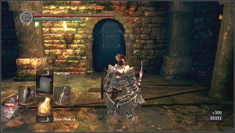 Na arenę dostaniemy się schodząc dwa piętra niżej - Depths (3) | Opis przejścia Dark Souls - Dark Souls - poradnik do gry