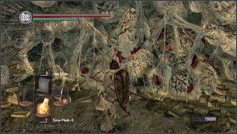 Dalsza droga prowadzi kolejnymi schodami w dół do Demon Ruins - Blighttown - Quelaags Domain | Opis przejścia Dark Souls - Dark Souls - poradnik do gry