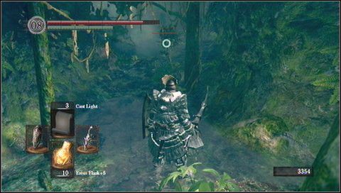 Z tego miejsca można udać się w prawo do Darkroot Basin - Darkroot Garden (1) | Opis przejścia Dark Souls - Dark Souls - poradnik do gry