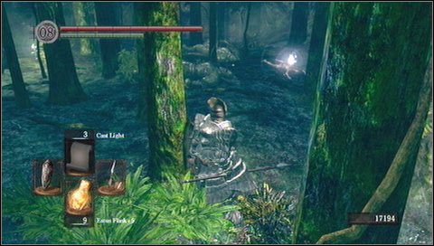 Walka z wszystkimi przeciwnikami na raz jest zbyt trudna - Darkroot Garden (2) | Opis przejścia Dark Souls - Dark Souls - poradnik do gry