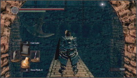 UWAGA - w tym miejscu można przejść do specjalnej i opcjonalnej części lokacji - Sens Fortress (1) | Opis przejścia Dark Souls - Dark Souls - poradnik do gry