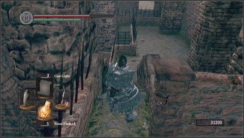 Trafimy na rycerza - walczyliśmy z podobnymi potworami w Undead Parish - Sens Fortress (3) | Opis przejścia Dark Souls - Dark Souls - poradnik do gry