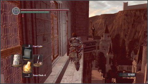 Blokujemy pierwsze ciosy wroga, aby poznać jego uderzenia - Anor Londo (3) | Opis przejścia Dark Souls - Dark Souls - poradnik do gry