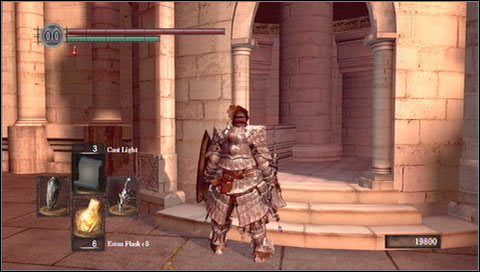 Schodzimy krętymi schodami aż do kolejnego korytarza - Anor Londo (5) | Opis przejścia Dark Souls - Dark Souls - poradnik do gry