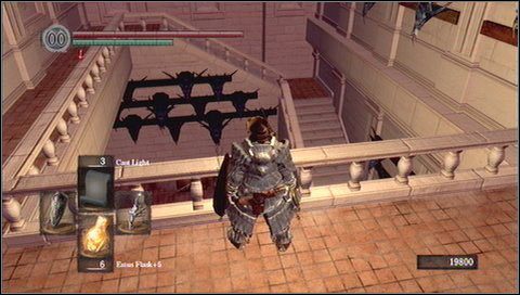 Gdy otworzymy skrót wracamy na górę i kierujemy się schodami w górę - Anor Londo (5) | Opis przejścia Dark Souls - Dark Souls - poradnik do gry