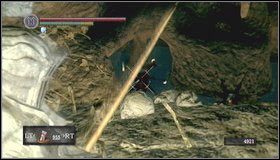 Wchodzimy do następnej sekcji jaskini - tutaj trafimy na słabsze, mniejsze wersje bossa Pinwheel - Tomb of Kings (2) | Opis przejścia Dark Souls - Dark Souls - poradnik do gry