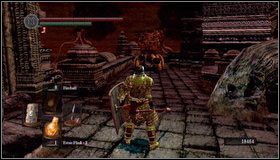 Zanim zainteresujemy się dużym, zamglonym przejściem [1] idziemy na wprost - Lost Izalith (2) | Opis przejścia Dark Souls - Dark Souls - poradnik do gry