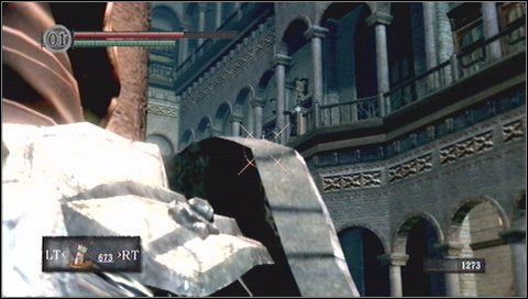 Jeśli mamy mocny łuk, możemy próbować zabić magów z odległości, co znacznie ułatwi dalszą drogą - The Dukes Archives II (1) | Opis przejścia Dark Souls - Dark Souls - poradnik do gry