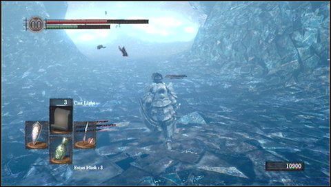 Gdy zabijemy Seatha, korzystamy z ogniska - Crystal Cave | Opis przejścia Dark Souls - Dark Souls - poradnik do gry