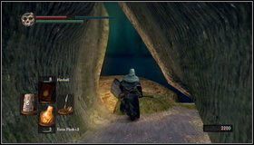 Jeśli nie chcemy walczyć z wytrzymałymi grzybami, omijamy ich wbiegając do bocznego korytarza - Bonus- The Great Hollow | Opis przejścia Dark Souls - Dark Souls - poradnik do gry