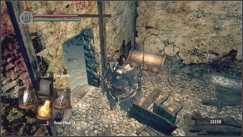 Wracamy na dół i wychodzimy z drugiej strony budynku - Bonus- Painted World of Ariamis (2) | Opis przejścia Dark Souls - Dark Souls - poradnik do gry