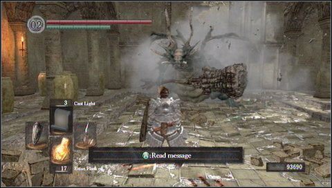 Asylum Demon korzysta ze swojej maczugi i olbrzymich rozmiarów - Asylum Demon | Jak zabić bossa w Dark Souls - Dark Souls - poradnik do gry