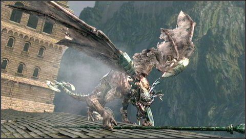 Pierwszy z gargulców jest wrażliwy na ogień i błyskawice - Bell Gargoyle | Jak zabić bossa w Dark Souls - Dark Souls - poradnik do gry