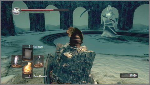 Crossbreed Priscilla wydaje się być wrażliwa na ogień - Crossbreed Priscilla | Jak zabić bossa w Dark Souls - Dark Souls - poradnik do gry