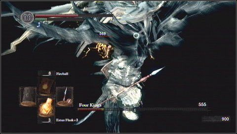 Po zabiciu Four Kings możemy przeteleportować się za pomocą ogniska - Four Kings | Jak zabić bossa w Dark Souls - Dark Souls - poradnik do gry