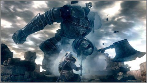 Golem powinien być wrażliwy na obrażenia od błyskawic (wszystko zależy od tego, czy twórcy nie wprowadzili zmian z patchach) - Iron Golem | Jak zabić bossa w Dark Souls - Dark Souls - poradnik do gry