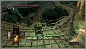 Omijamy korzenie i przedostajemy się na środek - The Bed of Chaos | Jak zabić bossa w Dark Souls - Dark Souls - poradnik do gry