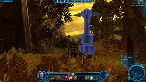 [3]: Grahur [*] - łowca nagród, który obozuje przy ognisku - (02) Evocii Swamp | Miejsca | Star Wars The Old Republic - Star Wars: The Old Republic - poradnik do gry