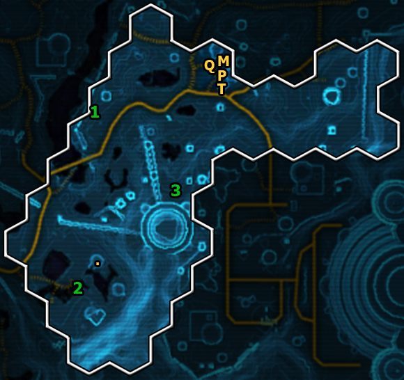 Za odkrycie tej lokacji otrzymasz 265 XP - (04) The Eastern Grime | Miejsca | Star Wars The Old Republic - Star Wars: The Old Republic - poradnik do gry