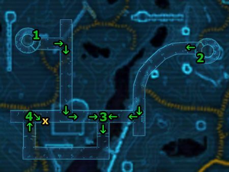 Zdobycie tego Datacronu jest również częścią pobocznej misji (L07) [HEROIC +2] Factory Recall - Galactic History 03 (Matrix Shard) | Datacrons | Star Wars The Old Republic - Star Wars: The Old Republic - poradnik do gry