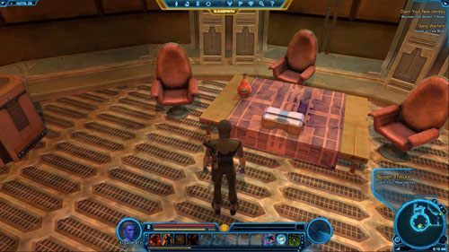 Po powrocie wykonasz to zadanie i dostaniesz następne - (L02) Claim Your New Identity | Imperial Agent | Star Wars The Old Republic - Star Wars: The Old Republic - poradnik do gry