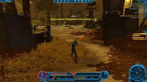 Wraz z zabijaniem wrogów zerkaj na mapę - (L06) Subverting Karrels Javis | Imperial Agent | Star Wars The Old Republic - Star Wars: The Old Republic - poradnik do gry