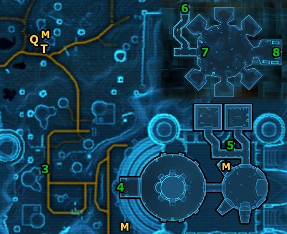 Biegnij na południe, aby wejść na teren pałacu Faathry - (L10) The Rancor Egg | Hutta | Star Wars The Old Republic - Star Wars: The Old Republic - poradnik do gry