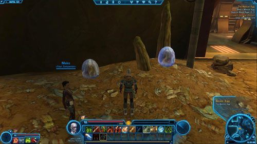 Przedrzyj się przez arenę na drugą stronę, do pomieszczenia naprzeciwko wejścia - (L10) The Rancor Egg | Hutta | Star Wars The Old Republic - Star Wars: The Old Republic - poradnik do gry