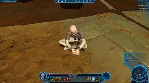 Twoim pierwszym zadaniem będzie wybranie się w długą podróż na północ do The Old Muckworks (poprzez lokację The River Lands) - (L05) HEROIC +2 The Man With Steel Voice | Hutta | Star Wars The Old Republic - Star Wars: The Old Republic - poradnik do gry