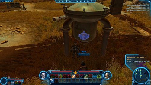 Po zniszczeniu zaworów wracaj do Bow-La w [2] i pomów z nią - (L05) HEROIC +2 The Man With Steel Voice | Hutta | Star Wars The Old Republic - Star Wars: The Old Republic - poradnik do gry