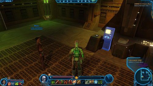 Po wykonaniu wszystkich celów wracaj do Gedrona Hixa po odbiór nagród - (L07) HEROIC +2 Factory Recall | Hutta | Star Wars The Old Republic - Star Wars: The Old Republic - poradnik do gry