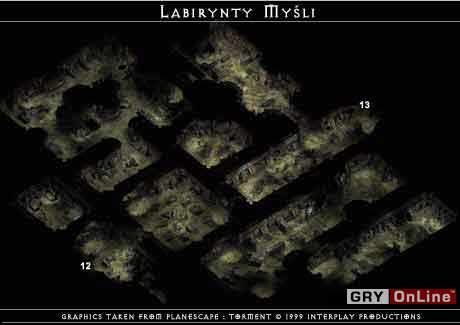 Gris: jeżeli umiemy rozmawiac z umarłymi (umiejętność Gadaj-Kości-Opowieści) to powie nam że amulet którego szukamy dla Kwinta znajduje się w Zakopanaj Wiosce (09) - Łkające kamienie i Labirynty Myśli w Planescape Torment - Planescape Torment - poradnik do gry