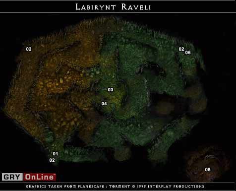 Aby dostać się do Labiryntu Raveli potrzebujemy Składany Portal i klucz do niego czyli Zakrwawioną chusteczkę - Labirynt Raveli w Planescape Torment - Planescape Torment - poradnik do gry