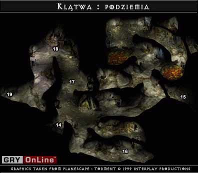 Tu pojawiamy się po wyjściu z Labiryntu Raveli - Klątwa i Podziemia Klątwy w Planescape Torment - Planescape Torment - poradnik do gry