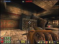 Sekret #5: Z placu przejdź przez pierwsze drzwi na lewo od miejsca startu - Misja 3: The City of the Gods | Serious Sam Drugie Starcie - Serious Sam: Drugie Starcie - poradnik do gry