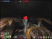 Sekret #11: Gdy wjedziesz do budynku prowadzącego do podziemi, przeszukaj pierwsze pomieszczenie (przed zjeżdżalnią) - Misja 3: The City of the Gods | Serious Sam Drugie Starcie - Serious Sam: Drugie Starcie - poradnik do gry
