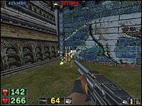Sekret #4: Dokładnie po przeciwnej stronie od wejścia, co sekret #3, czyli po lewo, znajdziesz trochę naboi - Misja 6: Ziggurat | Serious Sam Drugie Starcie - Serious Sam: Drugie Starcie - poradnik do gry