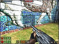 Sekret #5: Za kapliczką z kawałkiem artefaktu, po lewej stronie od wejścia na plac, zauważysz ciemniejszy kawałek muru - Misja 6: Ziggurat | Serious Sam Drugie Starcie - Serious Sam: Drugie Starcie - poradnik do gry