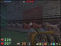 Sekret #7: Na trzecim z kolei placu (następny po zebraniu drugiej tabliczki wiedzy) udaj się w stronę ściany naprzeciwko wejścia, tej za pomnikiem - Misja 9: Tower of Babel | Serious Sam Drugie Starcie - Serious Sam: Drugie Starcie - poradnik do gry