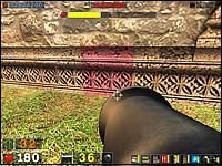 Sekret #6: Na katedralnym dziedzińcu, podczas walki z końcowym bossem, dostaniesz komunikat o aktywacji różowego sekretu - Misja 12: The Grand Cathedral | Serious Sam Drugie Starcie - Serious Sam: Drugie Starcie - poradnik do gry