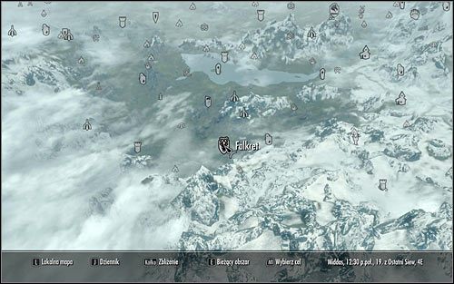 Zacznij od wybrania się do miejscowości Falkret - Uaktywnienie questu | Księżycowa choroba | Solucja Skyrim - Skyrim - poradnik, mapy, questy