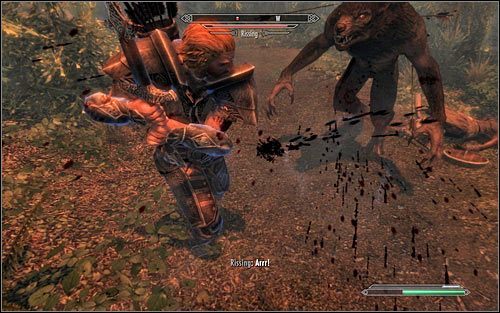 Ruszaj śladami Sindinga, korzystając ze schodów i kierując się na północny-zachód - Wariant A - Współpraca z Sindingiem | Księżycowa choroba | Solucja Skyrim - Skyrim - poradnik, mapy, questy