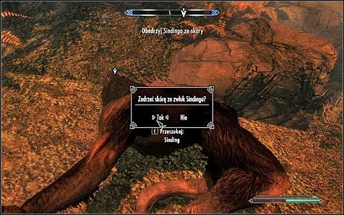 Prowadź walki do momentu, w którym uda Ci się ostatecznie pokonać Sindinga - Wariant B - Zabicie Sindinga | Księżycowa choroba | Solucja Skyrim - Skyrim - poradnik, mapy, questy